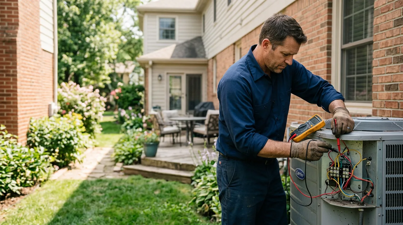 HVAC technician working near Katy, TX